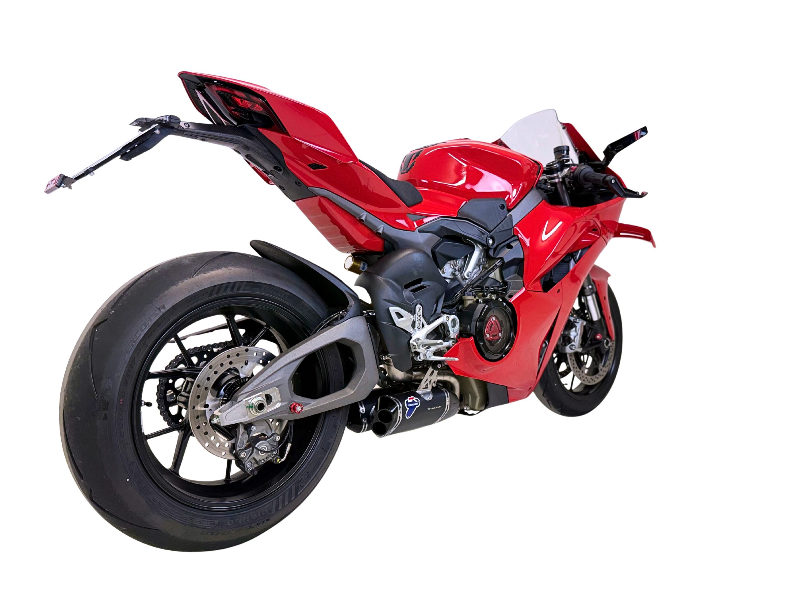 TERMIGNONI DUCATI PANIGALE V4 2025 S,R BLACK EDITION racing silencers D23509440INA - Image 2
