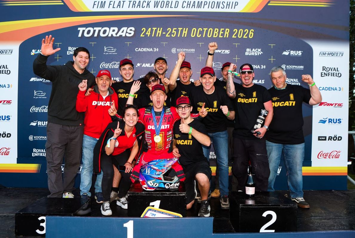 Neave clinches 2026 FIM Flat Track World Championship in Argentinian showdown