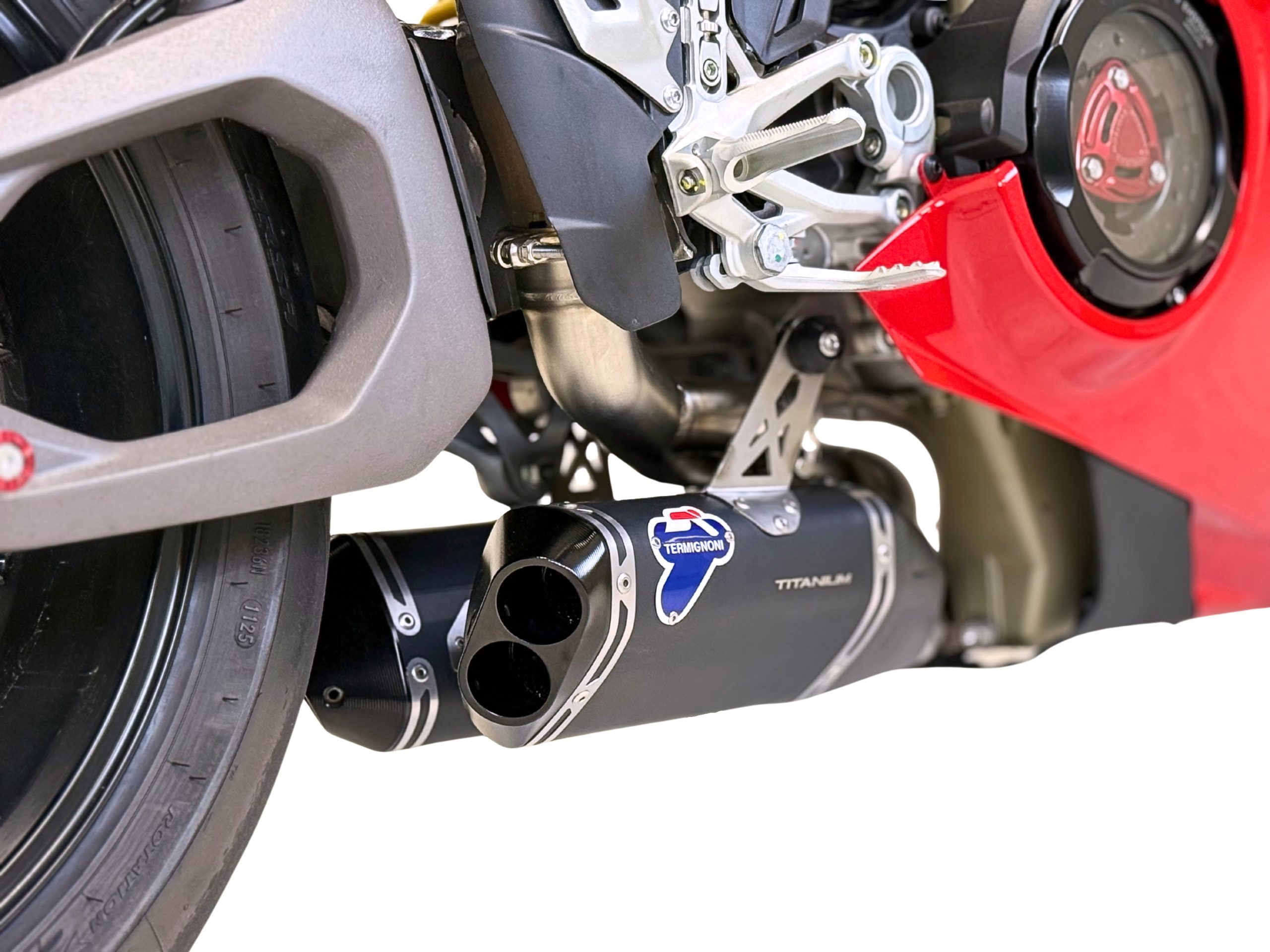 TERMIGNONI DUCATI PANIGALE V4 2025 S,R BLACK EDITION racing silencers D23509440INA - Image 3