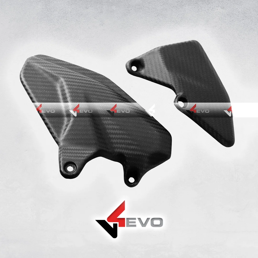 Carbon Fiber Heel Guards - Multistrada V4