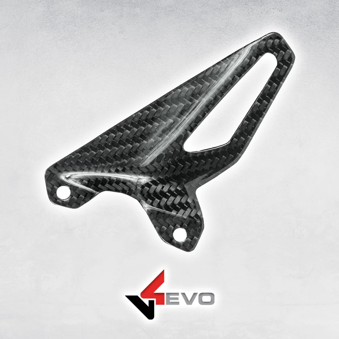 Carbon Fiber Heel Guards - Panigale V4 / Streetfighter V4-v2