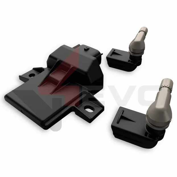 Control Unit & Pair Of Pressure Sensors Tpms - 96681461aa