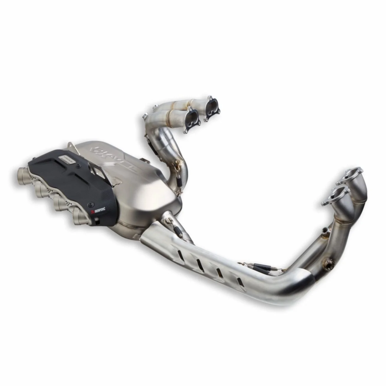 Ducati Diavel V4 Akrapovic Complete Titanium Exhaust + Up Map Ducati Official