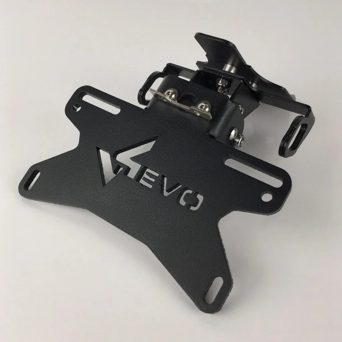 Foldable License Plate Holder Black - Panigale V4/v2 / Streetfighter V4/v2